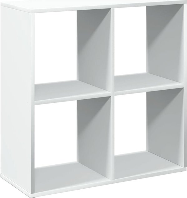 vidaXL Λευκό ράφι χωρίσματος 69,5x29x69,5 εκ. από ξυλώδες υλικό