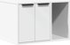 vidaXL Ντουλάπα για Λεκάνη Γάτας Λευκή 60x40x40 cm από Υλικό Ξύλου