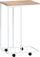 vidaXL Βοηθητικό τραπεζάκι με ρόδες, λευκό, 40x30x63,5 cm