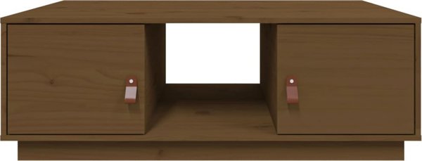 vidaXL Τραπεζάκι Καφέ μέλι καφέ 100x50x35 cm από μασίφ πεύκο