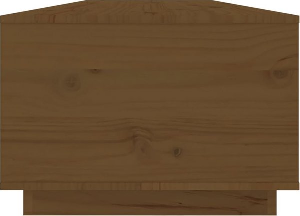 vidaXL Τραπεζάκι Καφέ μέλι καφέ 100x50x35 cm από μασίφ πεύκο