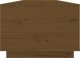 vidaXL Τραπεζάκι Καφέ μέλι καφέ 100x50x35 cm από μασίφ πεύκο