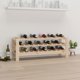 vidaXL vidaXL Stojak na wino, 109,5x30x42 cm, lite drewno sosnowe