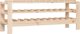 vidaXL vidaXL Stojak na wino, 109,5x30x42 cm, lite drewno sosnowe