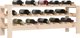 vidaXL vidaXL Stojak na wino, 109,5x30x42 cm, lite drewno sosnowe