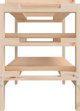 vidaXL vidaXL Stojak na wino, 109,5x30x42 cm, lite drewno sosnowe