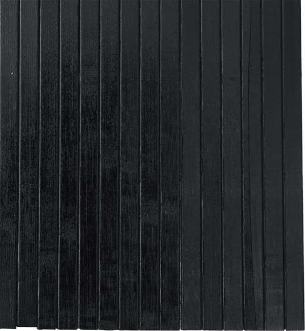 vidaXL Parawan,czarny, 165x250 cm,bambusowy