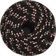 vidaXL Linka zeglarska, czarna, 18 mm, 25 m, polipropylen