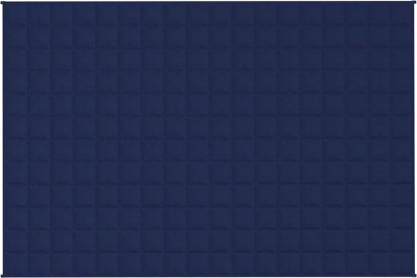 vidaXL Kουβέρτα βαρύτητας, μπλε, 122x183 εκ, 9 κιλά, ύφασμα