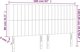 vidaXL Κεφαλάρι κρεβατιού με LED, μαύρο, 160x5x118/128 εκ., ύφασμα