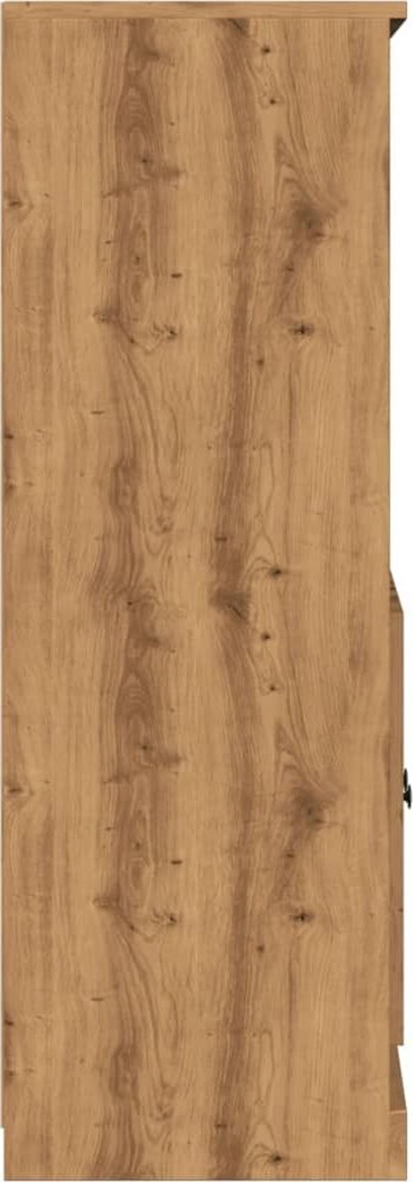 vidaXL Κονσόλα δρυς artisian 60x35,5x103,5 εκ. από σύνθετο ξύλο