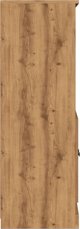vidaXL Κονσόλα δρυς artisian 60x35,5x103,5 εκ. από σύνθετο ξύλο
