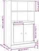 vidaXL Κονσόλα δρυς artisian 60x35,5x103,5 εκ. από σύνθετο ξύλο