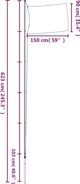 vidaXL vidaXL Flaga Polski z masztem, 6,23 m, aluminium