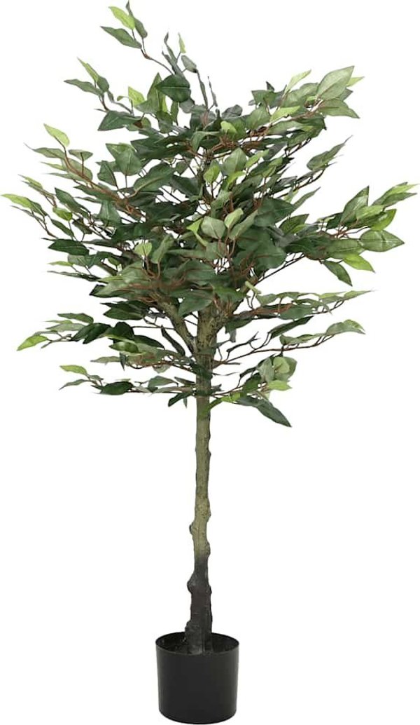 vidaXL Τεχνητό δέντρο Ficus 480 φύλλα 130 εκ πράσινο