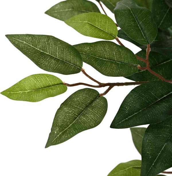 vidaXL Τεχνητό δέντρο Ficus 480 φύλλα 130 εκ πράσινο