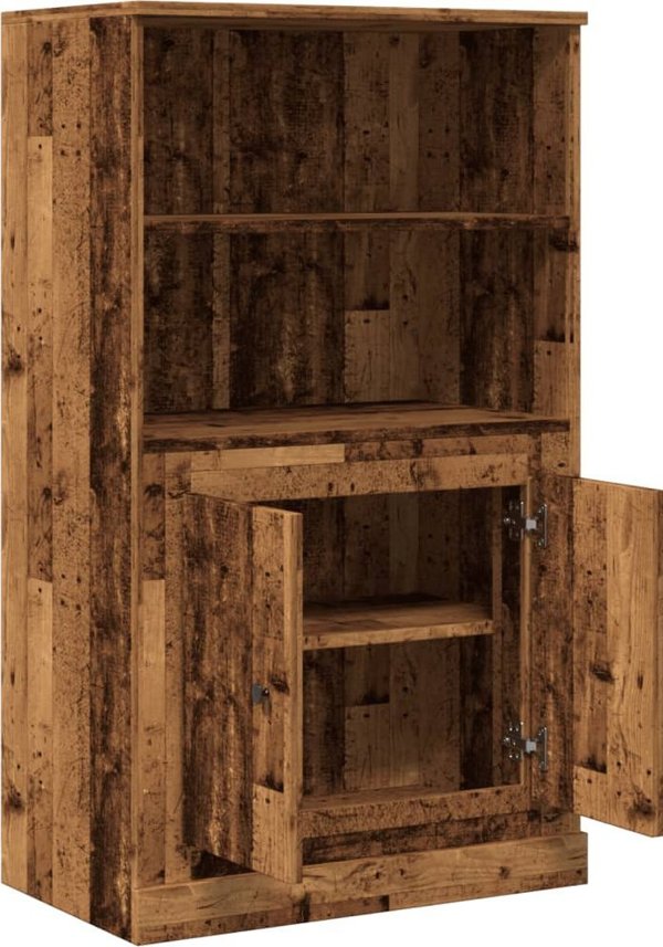 vidaXL Kredens από παλαιωμένο ξύλο, 60x35,5x103,5εκ, ξύλινο υλικό