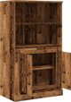 vidaXL Kredens από παλαιωμένο ξύλο, 60x35,5x103,5εκ, ξύλινο υλικό