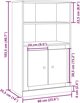 vidaXL Kredens από παλαιωμένο ξύλο, 60x35,5x103,5εκ, ξύλινο υλικό