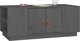 vidaXL vidaXL Stolik kawowy, szary, 100x50x41 cm, lite drewno sosnowe