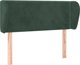 vidaXL Zaglope uszak ciemnozielony, 83x23x78/88 cm, aksamitny