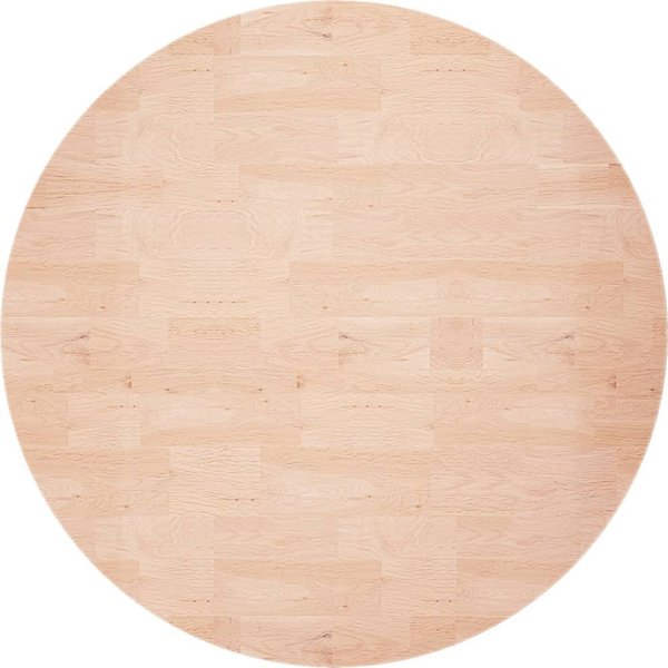 vidaXL Στρογγυλή Επιφάνεια Τραπεζιού, 80x1,5 cm, Ακατέργαστο Δρύινο Ξύλο