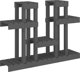 vidaXL Kwietnik, szary, 104,5x25x77,5 cm, lite drewno sosnowe