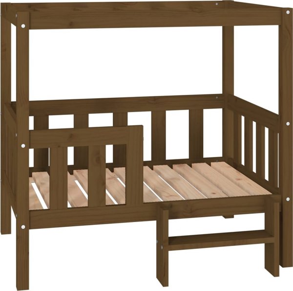 vidaXL Κρεβάτι για σκύλο, μέλι-καφέ, 95,5 x 73,5 x 90 εκ, πεύκο
