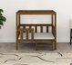 vidaXL Κρεβάτι για σκύλο, μέλι-καφέ, 95,5 x 73,5 x 90 εκ, πεύκο
