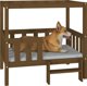 vidaXL Κρεβάτι για σκύλο, μέλι-καφέ, 95,5 x 73,5 x 90 εκ, πεύκο