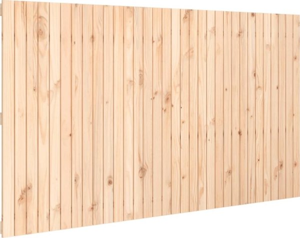 vidaXL Κεφαλάρι κρεβατιού 204x3x110 cm από μασίφ πεύκο