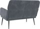 vidaXL Lavika, σκούρο γκρι, 108x79x79 cm, επενδεδυμένη με βελούδο