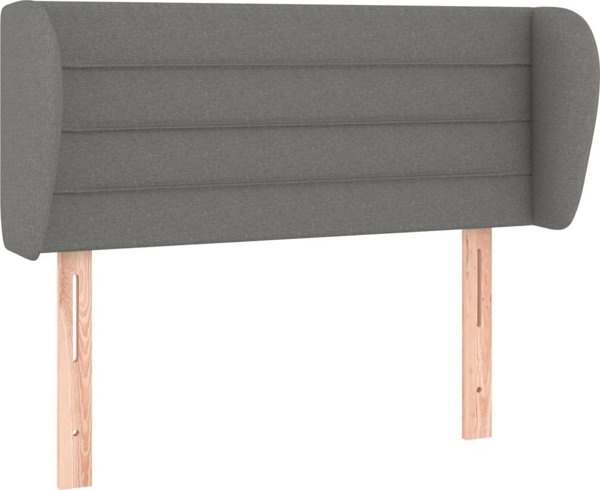 vidaXL Zaglozek uszak, ciemnoszary, 83x23x78/88 cm, tkanina