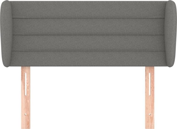 vidaXL Zaglozek uszak, ciemnoszary, 83x23x78/88 cm, tkanina
