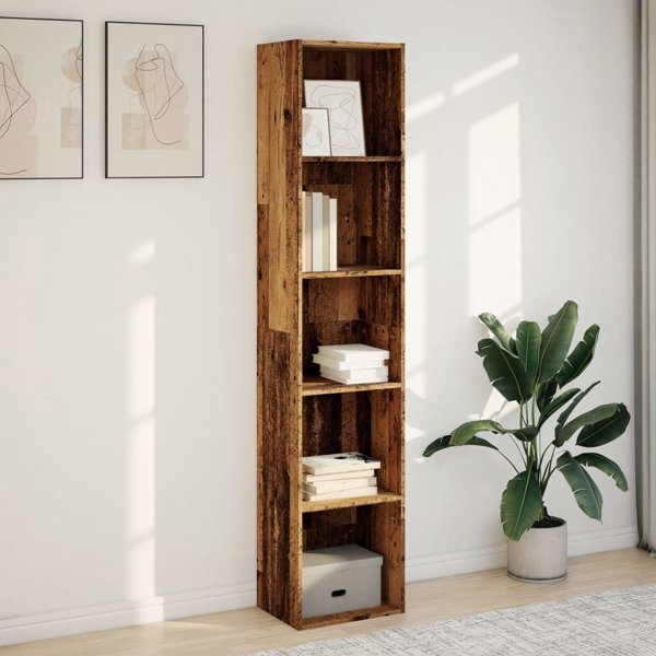 vidaXL Βιβλιοθήκη από παλιό ξύλο, 40x30x189 εκ.