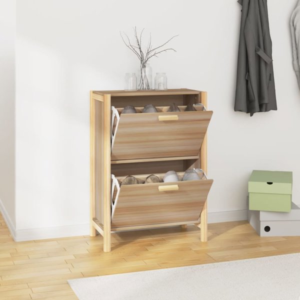 vidaXL Szafka na buty, 57,5x33x80 cm, material drewnopochodny