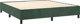 vidaXL κρεβάτι continental με στρώμα σκούρο πράσινο 180x200 cm