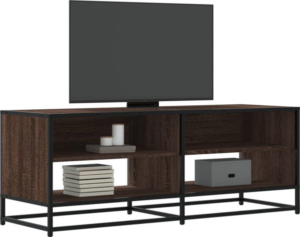 vidaXL Ντουλάπι για τηλεόραση, καφέ δρυς, 120,5x40x46 εκ.