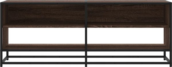 vidaXL Ντουλάπι για τηλεόραση, καφέ δρυς, 120,5x40x46 εκ.