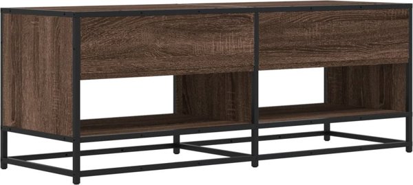 vidaXL Ντουλάπι για τηλεόραση, καφέ δρυς, 120,5x40x46 εκ.