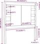 vidaXL Κεφαλάρι κρεβατιού, γκρι, 81x4x100 εκ., από μασίφ πεύκο