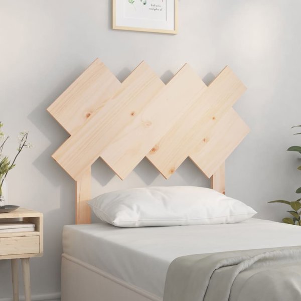 vidaXL Κεφαλάρι κρεβατιού 92x3x81 cm μασίφ ξύλο πεύκου