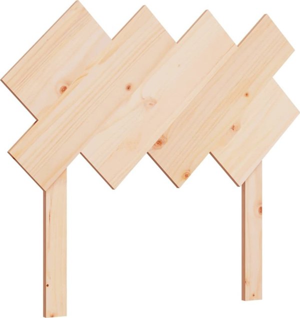 vidaXL Κεφαλάρι κρεβατιού 92x3x81 cm μασίφ ξύλο πεύκου