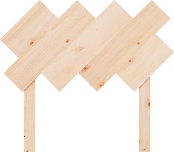 vidaXL Κεφαλάρι κρεβατιού 92x3x81 cm μασίφ ξύλο πεύκου