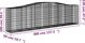 vidaXL Γκαμπιόν Καλάθια 15 τεμάχια 400x50x100/120 cm από Γαλβανισμένο Σίδηρο