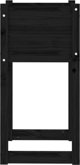 vidaXL vidaXL Donice, 2 szt., czarny, 40x40x81 cm, lite drewno sosnowe