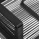 vidaXL σετ 7 τεμαχίων επίπλων κήπου, μαύρο, ρατάν PVC