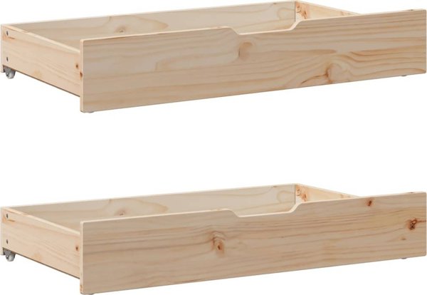 vidaXL Rama lozka bez materaca 135x190 cm lite drewno sosnowe