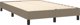 vidaXL Κρεβάτι κοντινεντάλ με στρώμα, taupe, 120x200 εκ., ύφασμα