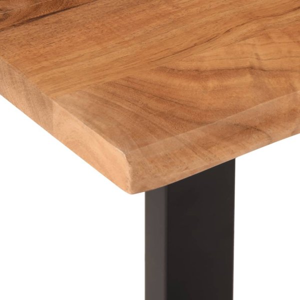 vidaXL Πάγκος 160 cm από Μασίφ Ξύλο Ακακίας και Χάλυβα